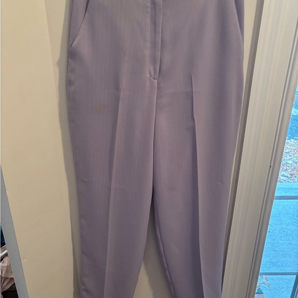 Larry Levine Elegant Lavender Women's Pants